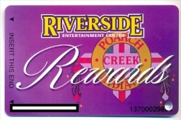 Riverside Entertainment Center, Wetumpka, AL  U.S.A., Older Used Slot Or Player´s Card,  Riverside-3 - Casinokarten