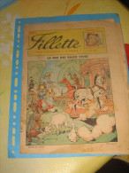 Magazine FILLETTE Nr 182 Du 12 Janvier 1950 Le Roi Des Eaux Vives - Fillette