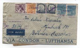 Brazil/Germany AIRMAIL CENSORED COVER 1941 - Luftpost