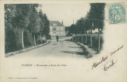 89 FLOGNY LA CHAPELLE / Promenade Et Ecole Des Filles / - Flogny La Chapelle