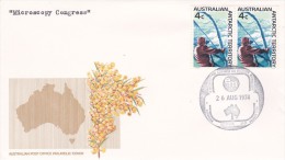 Australia 1974 8th International Congress Of Microscopy Souvenir Cover - Lettres & Documents