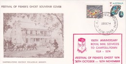 Australia 1974 150th Anniversary Royal Mail Services Souvenir Cover - Lettres & Documents