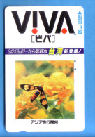 Japan Japon Telefonkarte Télécarte Phonecard -   Insecte  Insekt - Andere & Zonder Classificatie