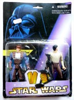 RARE CURIOSITE BLISTER FIGURINE STAR WARS VS PIRATE 2 Personnages (1) - Power Of The Force