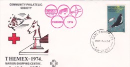 Australia 1974 Themex 1974 Marion Shopping Centre, Oaklands Park Postmark, Souvenir Cover Dated 15 Ja 74 - Briefe U. Dokumente