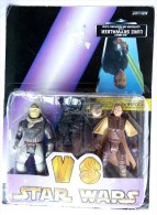 RARE CURIOSITE BLISTER FIGURINE STAR WARS VS PIRATE 2 Personnages (3bis) - Power Of The Force