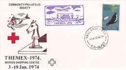 Australia 1974 Themex 1974 Marion Shopping Centre, Oaklands Park Postmark, Souvenir Cover Dated 19 Ja 74 - Briefe U. Dokumente