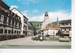 MUTZIG (67- Bas Rhin) Place, Hôtel De La Poste, Ed. Europ Pierron 1980 Environ - Mutzig