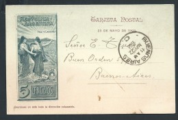 ARGENTINE - Entier Postal Illustré Pour Buenos Aires En 1903 - Voir Scans - Lot P13964 - Entiers Postaux