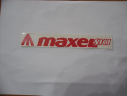 ADESIVO STICKERS  VINTAGE MAXEL SKI - Other & Unclassified