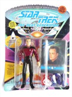 FIGURINE SOUS BLISTER STAR TREK Playmates 1992 THE NEXT GENERATION " Q " - Star Trek
