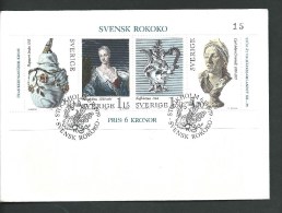 1995.COVER . CZESLAW  SLANIA  . MIN.SHEET .  STOCKHOLM        EXHIBITION - Storia Postale