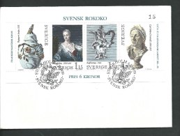 1995.COVER . CZESLAW  SLANIA  . MIN.SHEET .  STOCKHOLM        EXHIBITION - Lettres & Documents