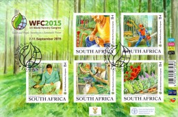 South Africa - 2015 World Forestry Congress Sheet (o) - Used Stamps