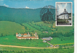 PUTNA MONASTERY, CM, MAXICARD, CARTES MAXIMUM, 1995, ROMANIA - Abbayes & Monastères