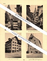 Photographien / Ansichten , 1922 , Zug , Prospekt , Architektur , Fotos !!! - Zug