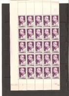 FRANCE   FEUILLE DE  50  TIMBRES N° 793  NEUF **MNH  DE  1948 - Full Sheets