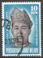 Malayan Federation. 1961 Installation Of Yang Di-Pertuan Agong, Tuanku Syed Putra. 10c Used. SG 19 - Federation Of Malaya