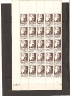 FRANCE   FEUILLE DE  50  TIMBRES N° 794  NEUF **MNH  DE  1948  JOURNEE DU TIMBRE - Full Sheets