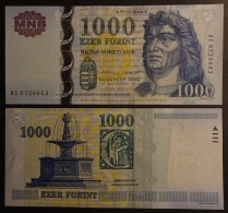 HUNGARY HONGRIE UNGARN 1000 / 1.000 FORINT - 2015 Edition UNC BANKNOTE - Ungheria