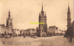 CPA COURTRAI KORTRIJK VUE GENERALE DE LA GRAND PLACE ALGEMEEN ZICHT GROOTE MARKT - Kortrijk