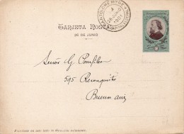 ARGENTINE ENTIER POSTAL ILLUSTRE 1901 - Postwaardestukken