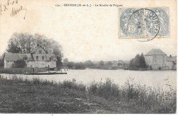 CPA.    SEICHES ....LE MOULIN DE PRIGNES ..1904..PAS COURANTE..TBE.. - Seiches Sur Le Loir