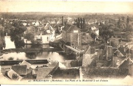 56 MALESTROIT LES PONTS ET LA MADELEINE A VOL D OISEAU - Malestroit