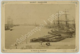 Cabinet Circa 1890 Neurdein. Saint-Nazaire. Le Bassin De Penhouët. - Supplies And Equipment