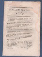 BULLETIN DES LOIS 1812 - TRIESTE - TURIN - MINISTERE DE L'INTERIEUR - GRAND DUCHE DE BERG - HOTEL INVALIDES - Décrets & Lois