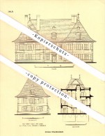 Photographien / Ansichten , 1922 , Schloss Oberdiessbach , Prospekt , Architektur , Fotos !!! - Oberdiessbach