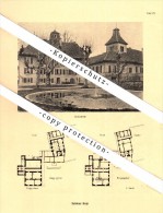 Photographien / Ansichten , 1922 , Schloss Belp , Prospekt , Architektur , Fotos !!! - Belp