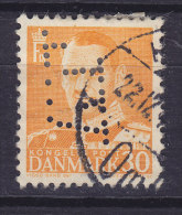 Denmark Perfin Perforé Lochung "V.L." V. Løwener København (V15) (2 Scans) - Abarten Und Kuriositäten