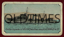 PORTUGAL - CONTRA TORPEDEIRO "VOUGA" - DONATIVOS PARA OS TUBERCULOSOS DA ARMADA - CALENDÁRIO - 1933 ALUMINIUM CALENDAR - Petit Format : 1921-40