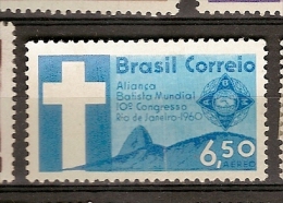 Brazil * & X Congress Of The Baptist Alliance, Rio De Janeiro (88) - Poste Aérienne