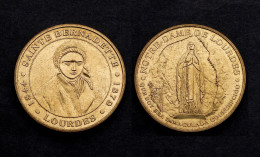 Jeton Touristique Sainte Bernadette 1844-1879. Lourdes. Monnaie De Paris - Non-datés