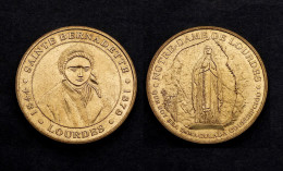 Jeton Touristique Sainte Bernadette 1844-1879. Lourdes. Monnaie De Paris - Undated