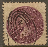 NSW 1861 5/- Rose-lilac P10 QV SG 178 U #QO141 - Oblitérés