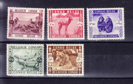 CONGO BELGE  COB 209/13 ** MNH . (4Z185) - Nuovi