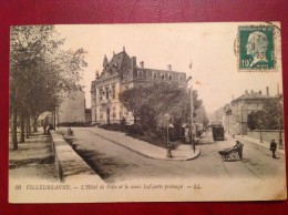 69 Rhône VILLEURBANNE L'Hotel De Ville Et Le Cours Lafayette Prolongé + Cad St Georges D'Espéranche - Villeurbanne