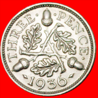 ★SILVER: GREAT BRITAIN ★ 3 PENCE 1936! LOW START ★ NO RESERVE! George V (1911-1936) - F. 3 Pence