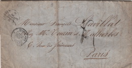 1858- Lettre CaD COPPET Pour Paris >> Suisse AMB. Genève C - Covers & Documents