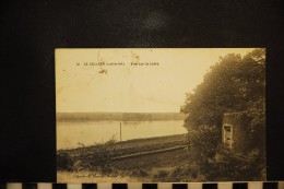 CP, 44, LE CELLIER Vue Sur La Loire N°41 Edition F Chapeau  RARE Vue - Le Cellier