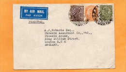 Burma Old Air Mail Cover Mailed - Birmania (...-1947)