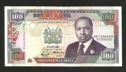 KENYA - CENTRAL BANK Of KENYA - 100 SHILLINGS (1991) - D. TOROITICH ARAP MOI - Kenya