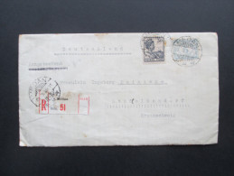 Niederländisch Indien 1935 R-Brief Medan Mdn 51 / Sumatra - Stadtoldendorf. 2 Fach Gesiegelt. Siegel Mit Krone!! - Indes Néerlandaises