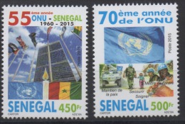 Sénégal 2015 ONU UNO UN United Nations 70 Ans Years Casques Bleus Blue Helmet Blauhelme Medecine Flag Drapeau MNH** - Militaria