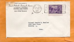 Canada 1949 Cover Mailed - Covers & Documents