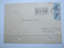 1948, Luftbrückenbrief Aus Berlin , Aktenlochung - Covers & Documents