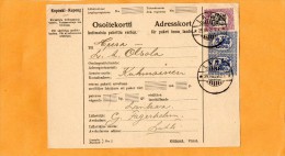 Finland 1927 Card - Briefe U. Dokumente